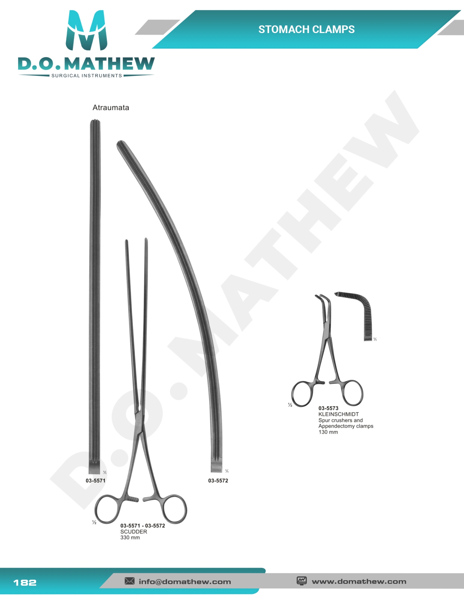 Forceps, Intestinal Clamps, Specula, Biopsy Forceps, Anuscopes